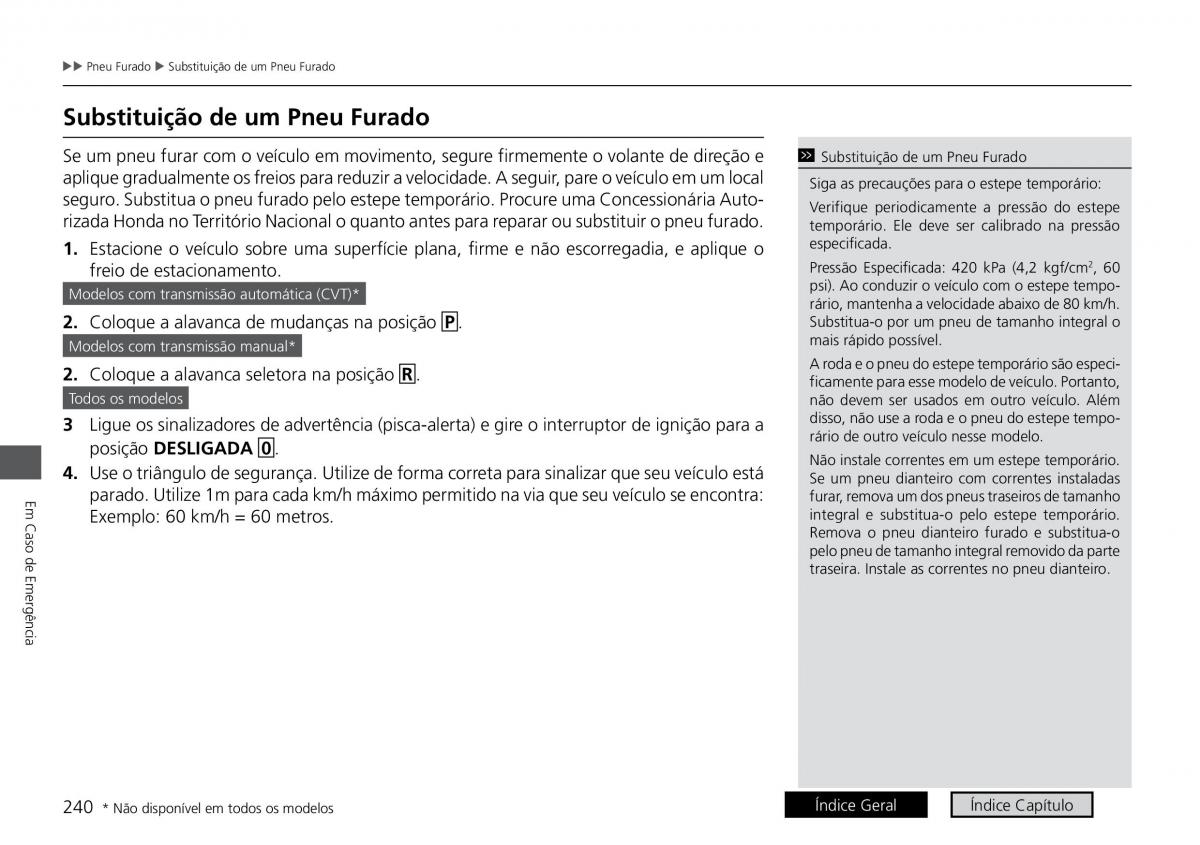 Honda HR V II 2 manual del propietario / page 248