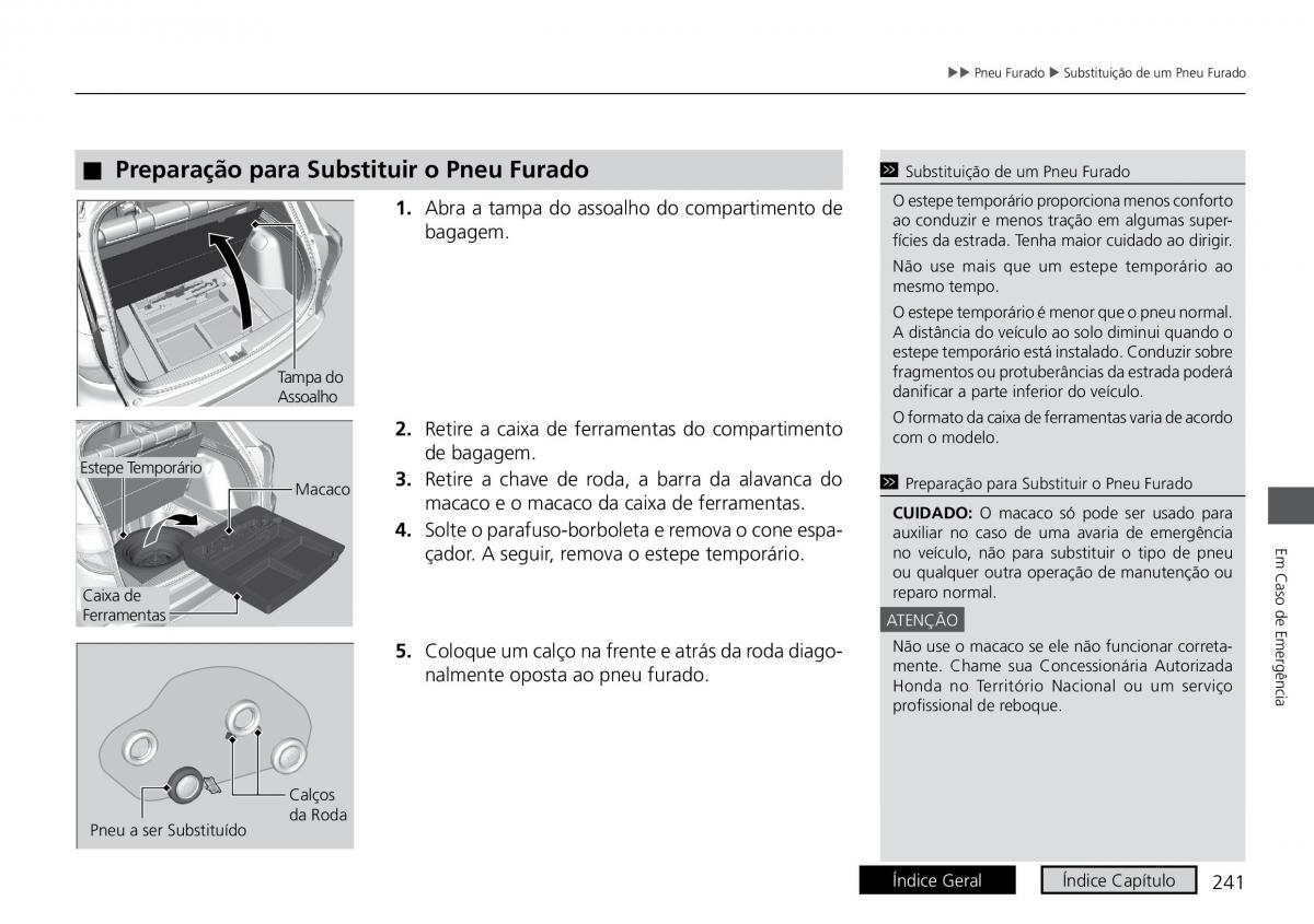 Honda HR V II 2 manual del propietario / page 249