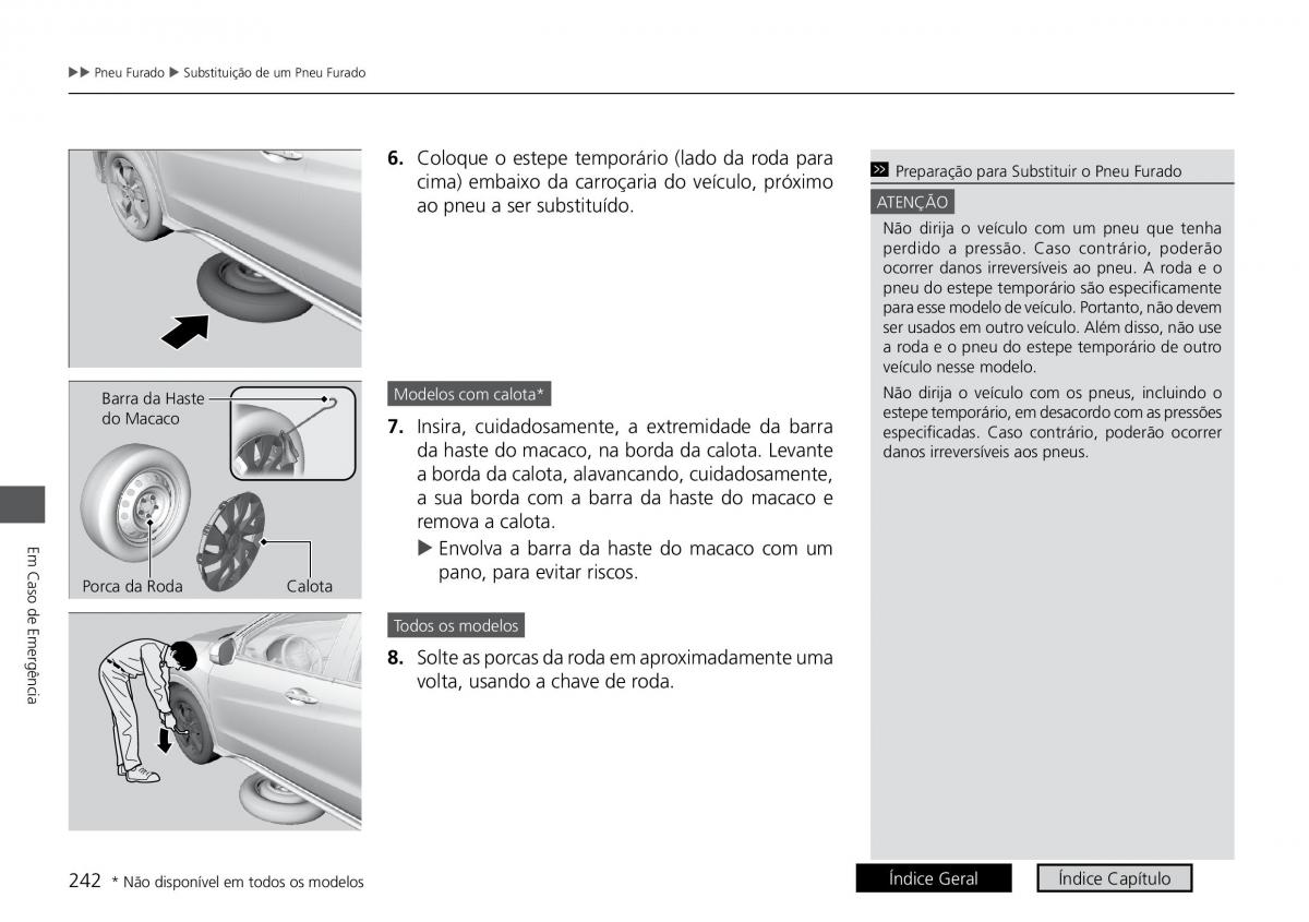 Honda HR V II 2 manual del propietario / page 250