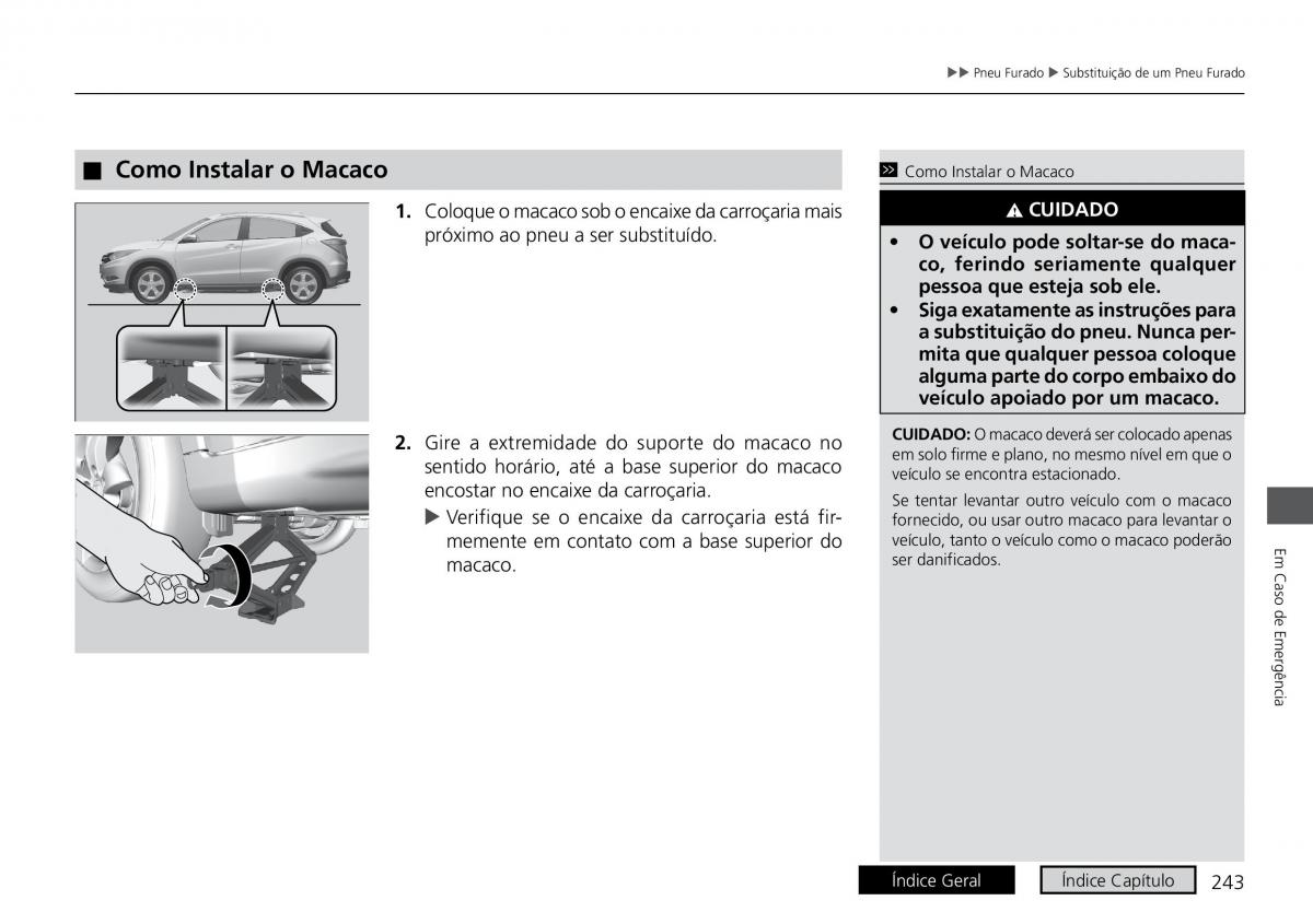 Honda HR V II 2 manual del propietario / page 251