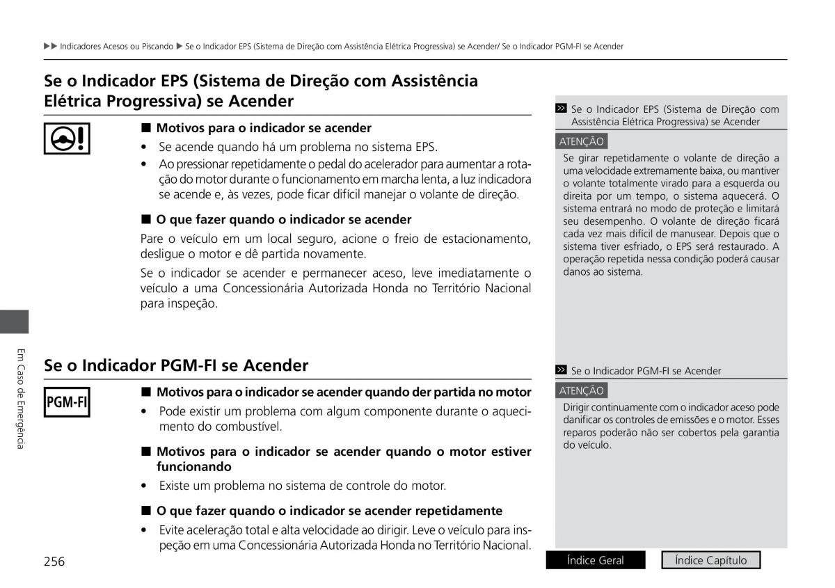 Honda HR V II 2 manual del propietario / page 264