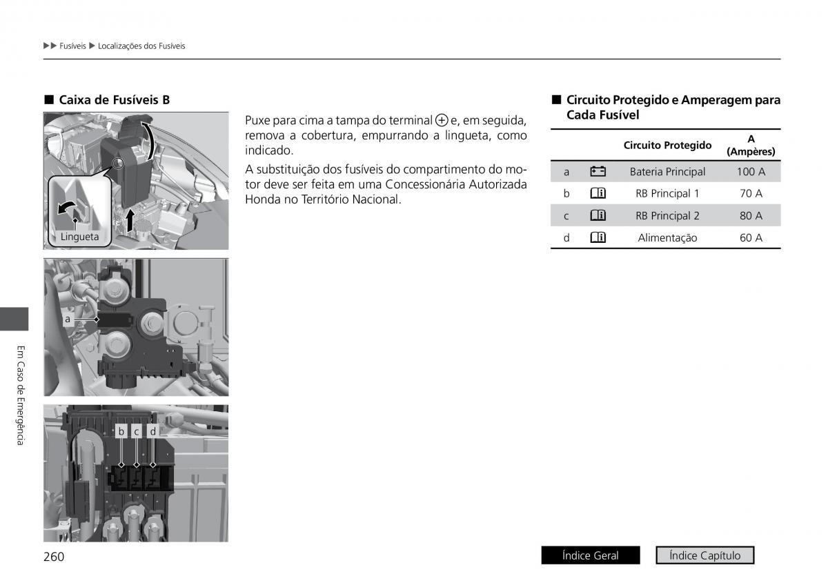 Honda HR V II 2 manual del propietario / page 268