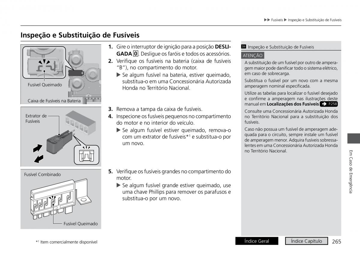 Honda HR V II 2 manual del propietario / page 273