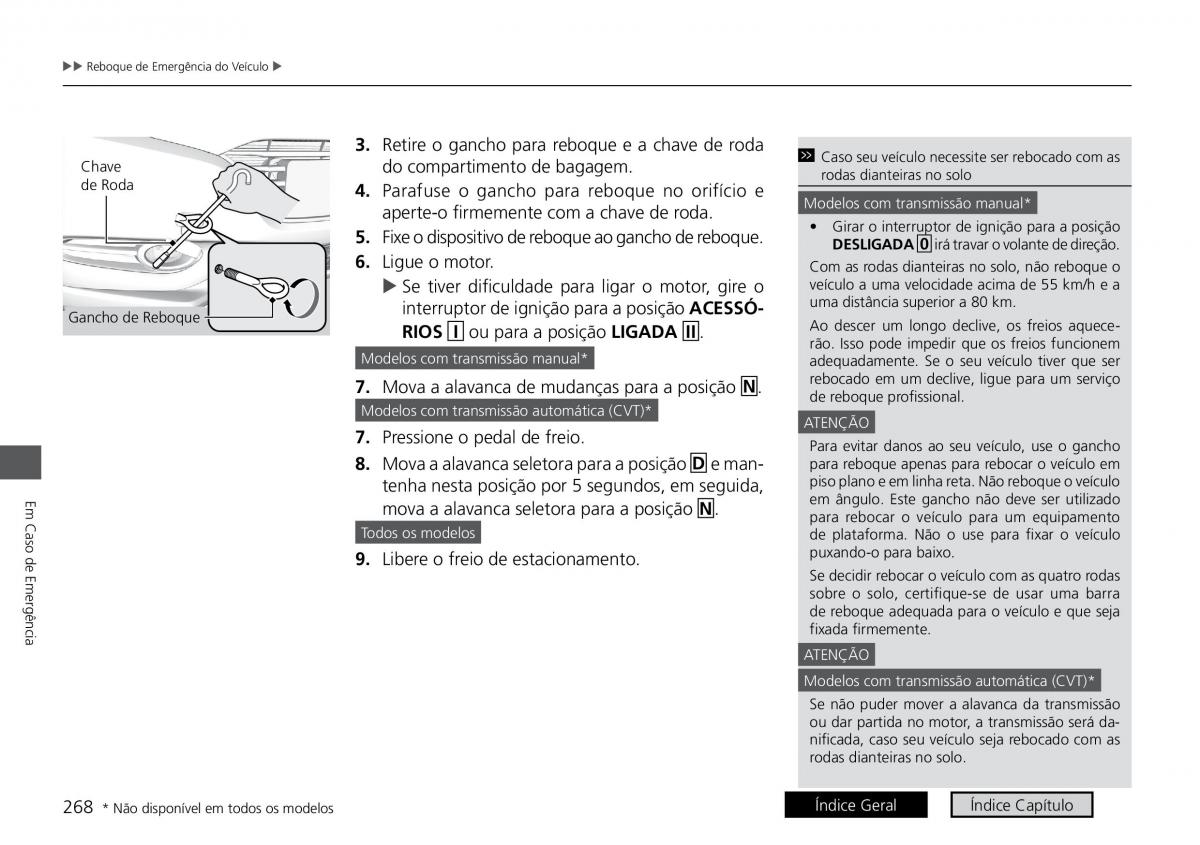 Honda HR V II 2 manual del propietario / page 276