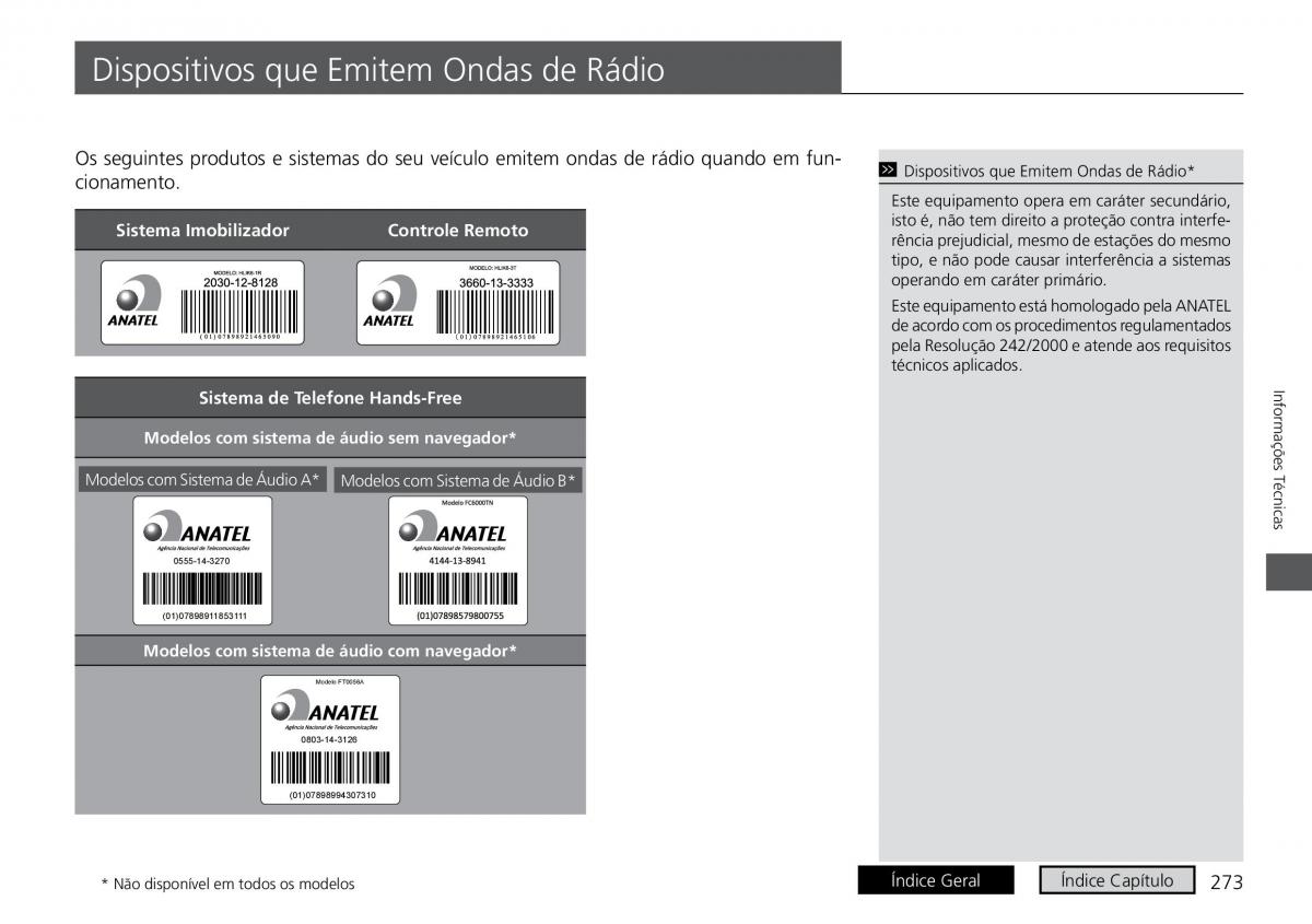 Honda HR V II 2 manual del propietario / page 281