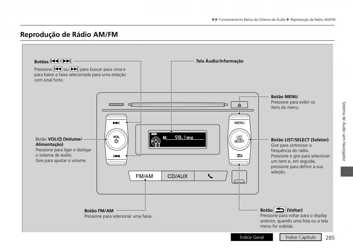 Honda HR V II 2 manual del propietario / page 293