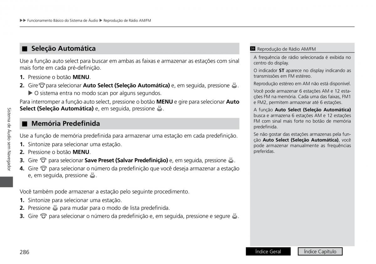 Honda HR V II 2 manual del propietario / page 294