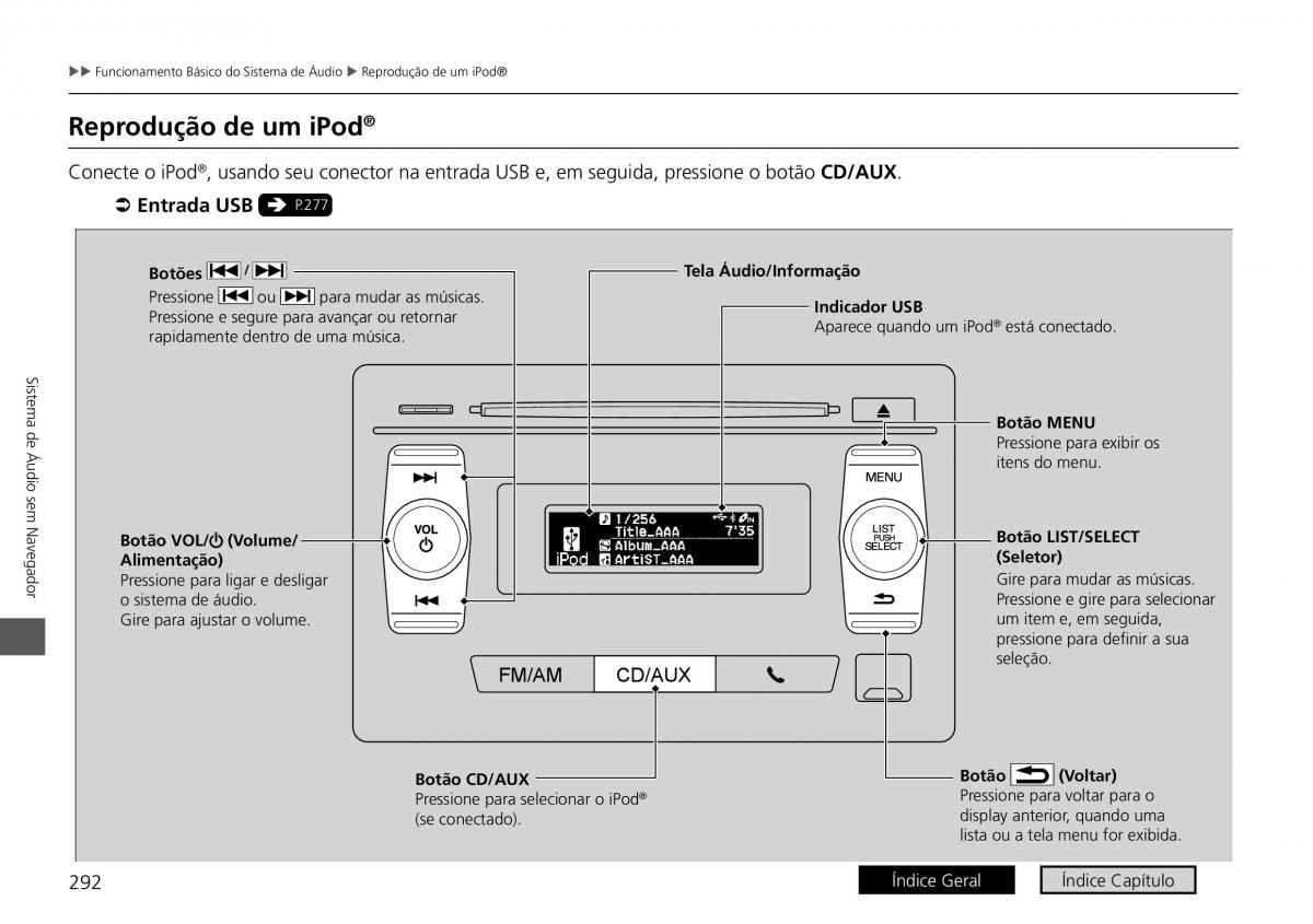 Honda HR V II 2 manual del propietario / page 300