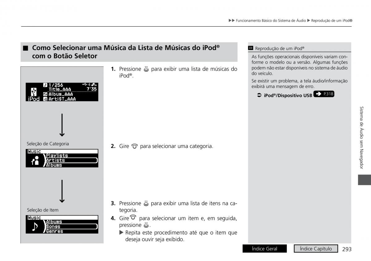 Honda HR V II 2 manual del propietario / page 301