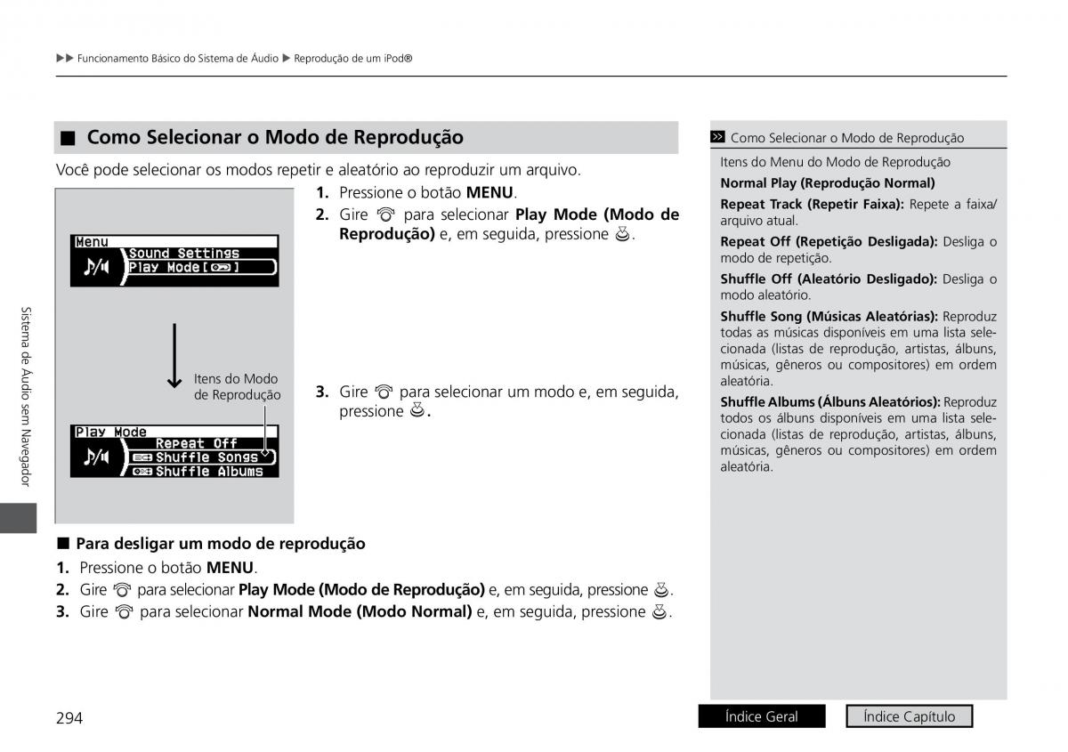 Honda HR V II 2 manual del propietario / page 302