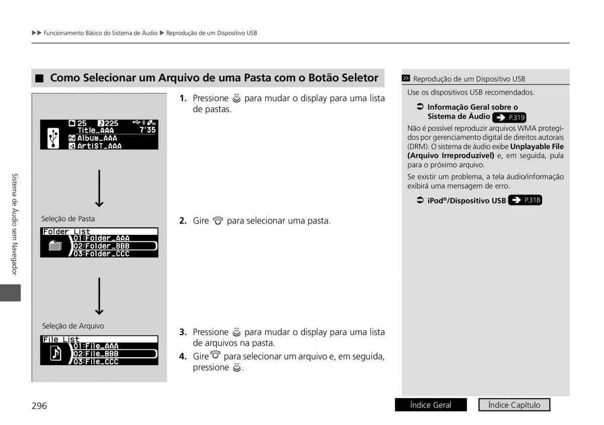 Honda HR V II 2 manual del propietario / page 304