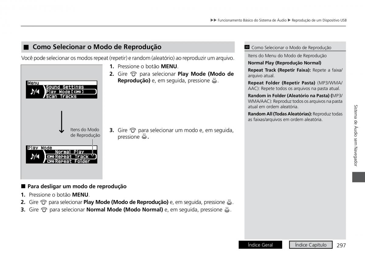 Honda HR V II 2 manual del propietario / page 305