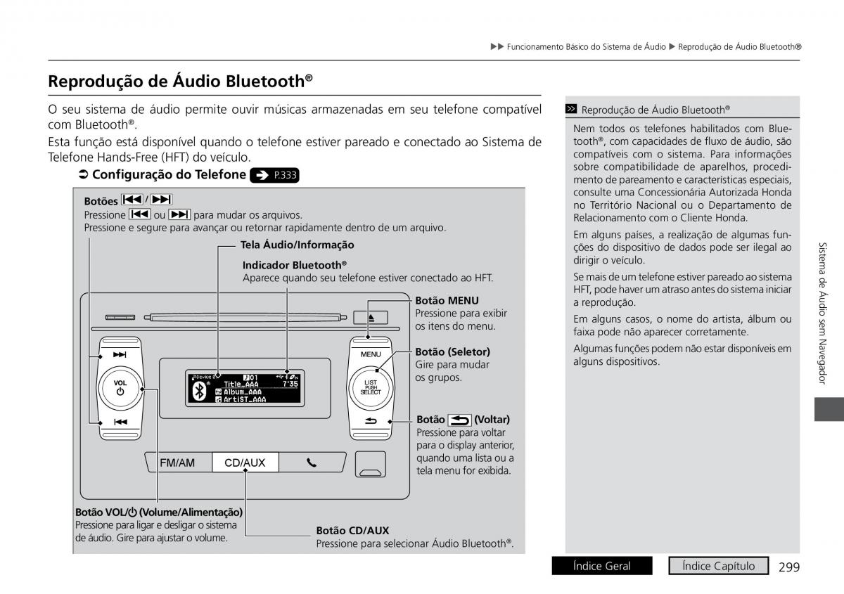 Honda HR V II 2 manual del propietario / page 307