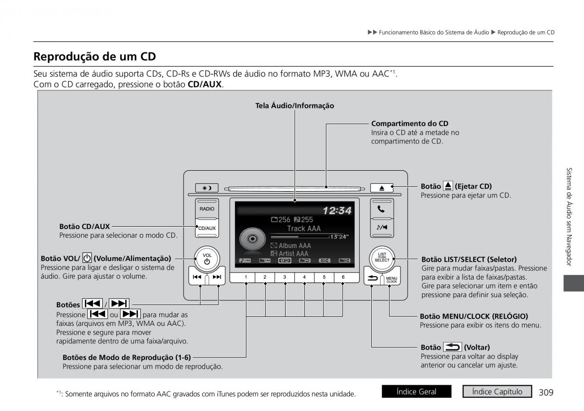 Honda HR V II 2 manual del propietario / page 317