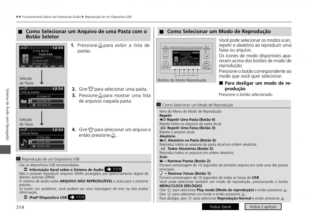 Honda HR V II 2 manual del propietario / page 322