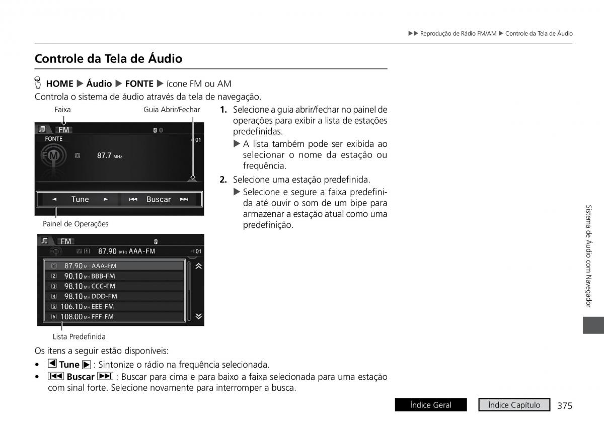 Honda HR V II 2 manual del propietario / page 383