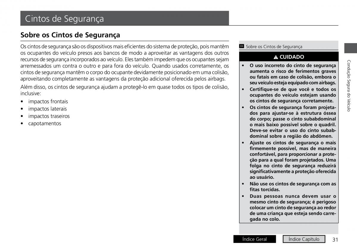 Honda HR V II 2 manual del propietario / page 39