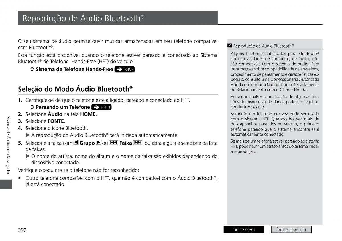 Honda HR V II 2 manual del propietario / page 400