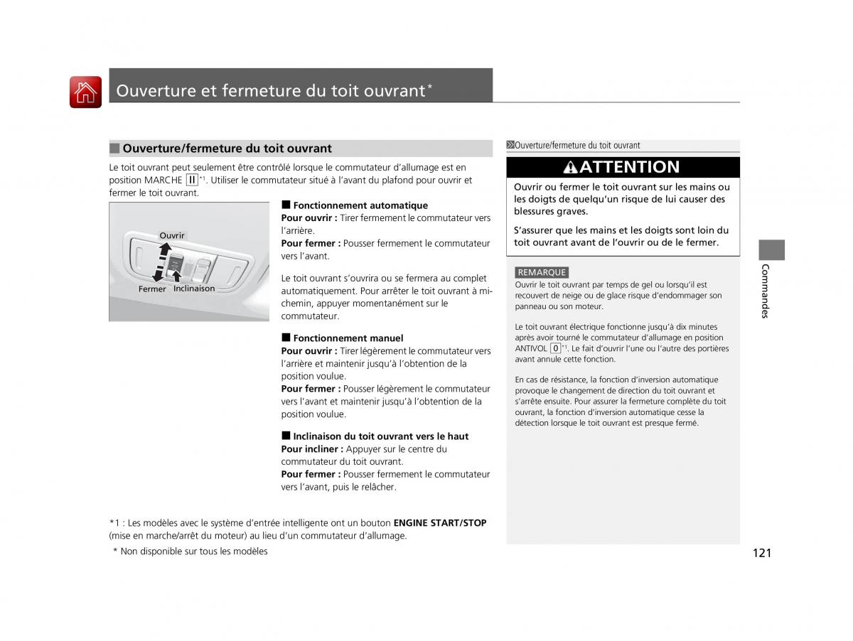 Honda HR V II 2 manuel du proprietaire / page 122