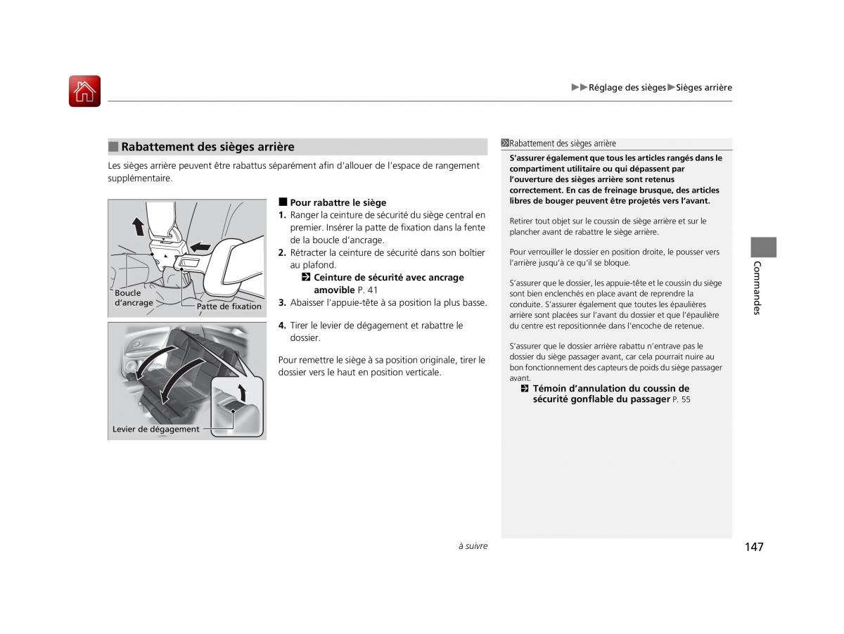 Honda HR V II 2 manuel du proprietaire / page 148