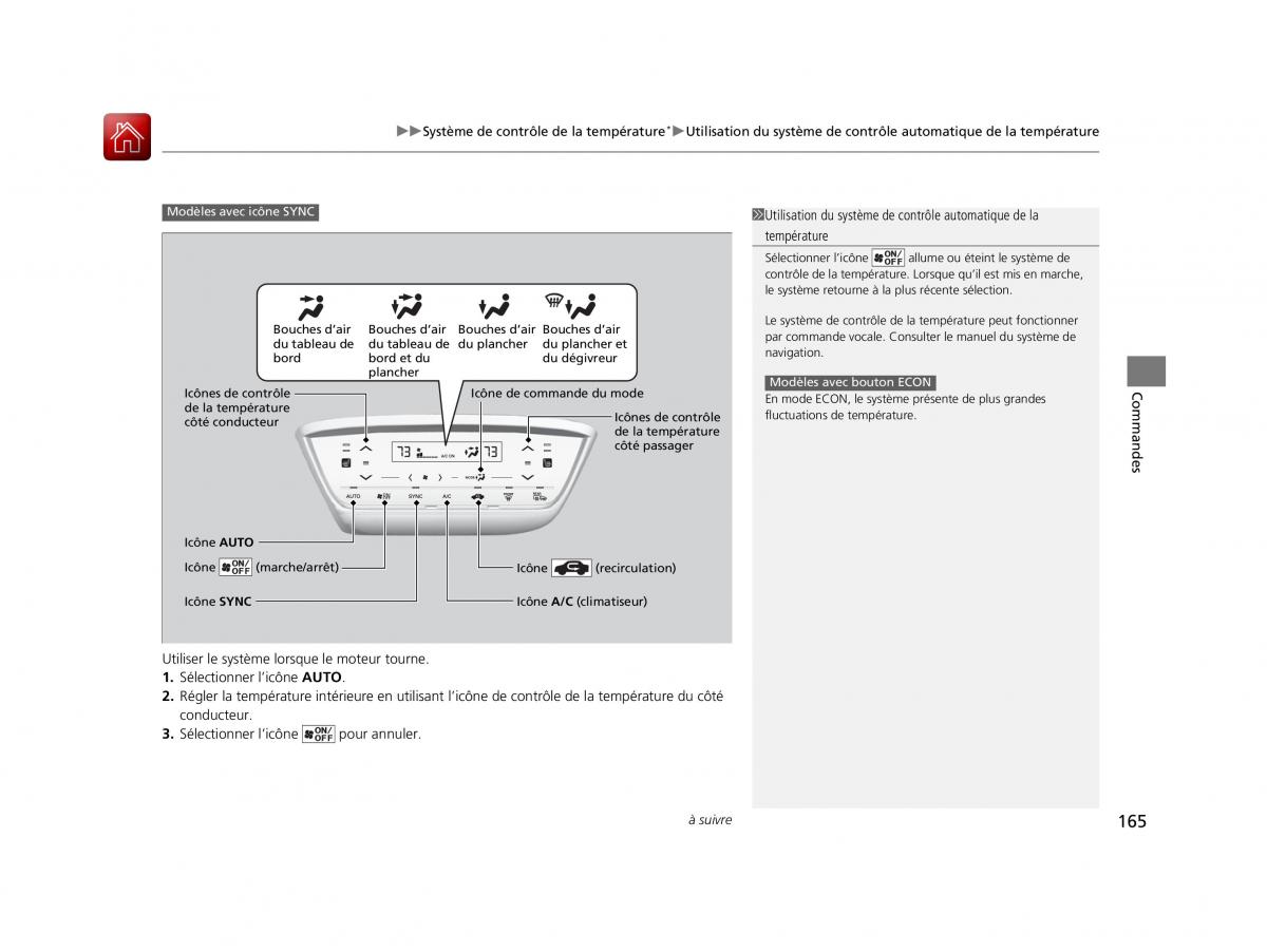 Honda HR V II 2 manuel du proprietaire / page 166