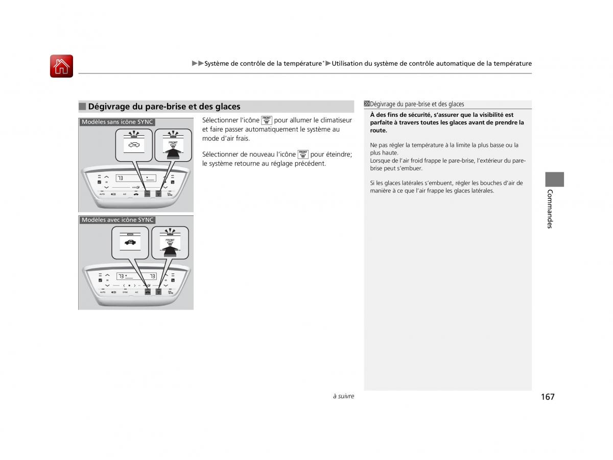 Honda HR V II 2 manuel du proprietaire / page 168