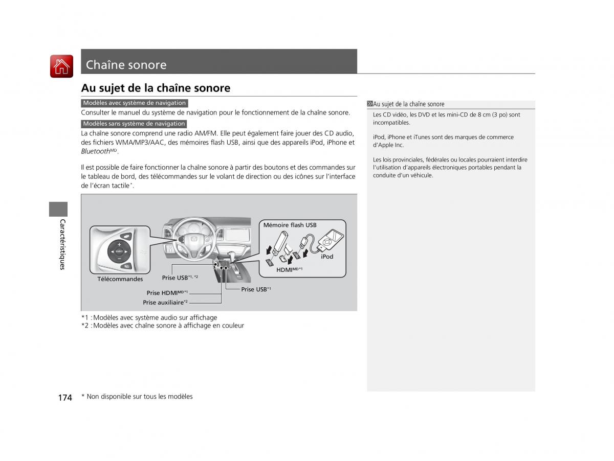 Honda HR V II 2 manuel du proprietaire / page 175