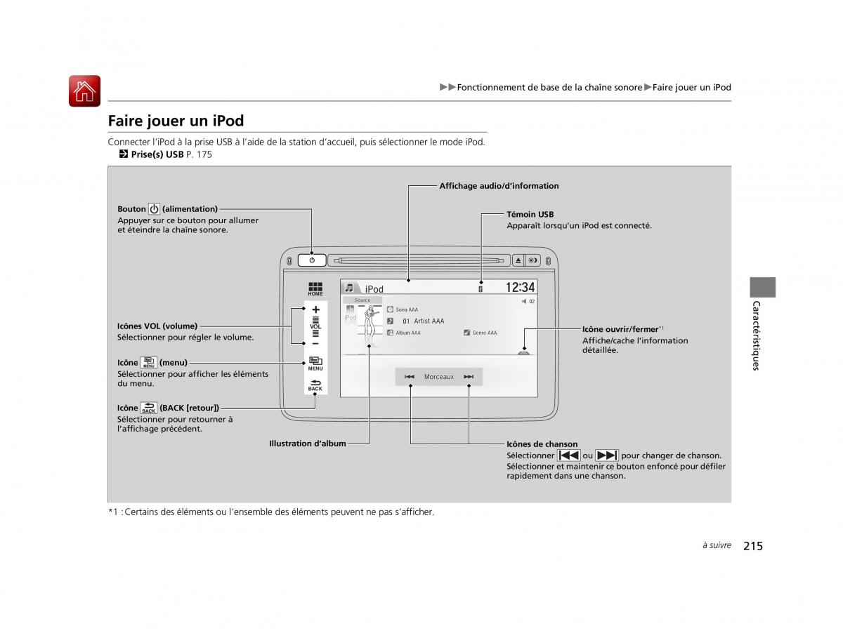 Honda HR V II 2 manuel du proprietaire / page 216