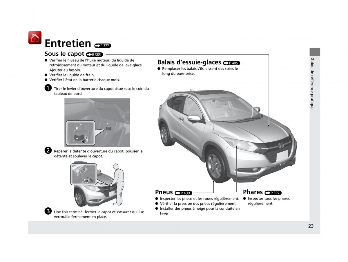 Honda HR V II 2 manuel du proprietaire / page 24