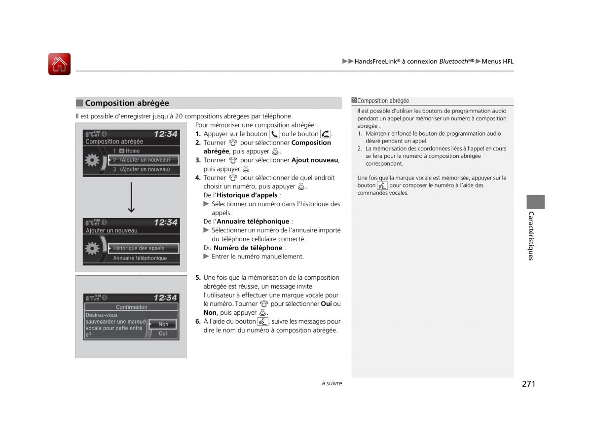 Honda HR V II 2 manuel du proprietaire / page 272