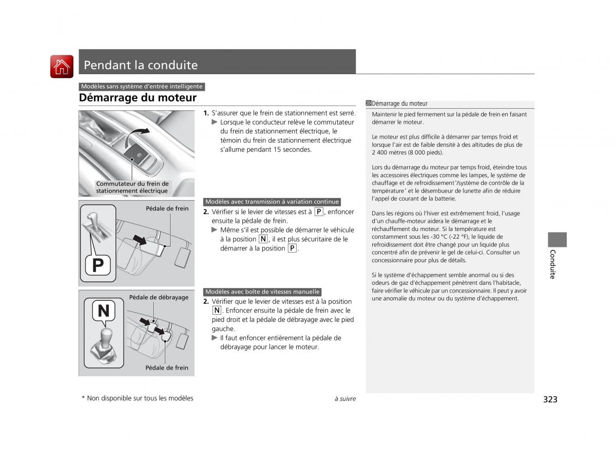 Honda HR V II 2 manuel du proprietaire / page 324