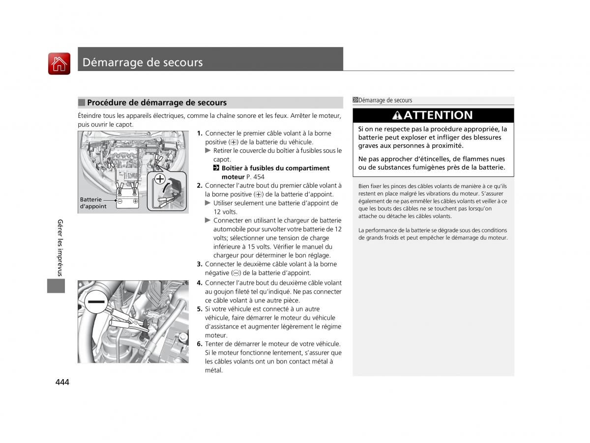 Honda HR V II 2 manuel du proprietaire / page 445