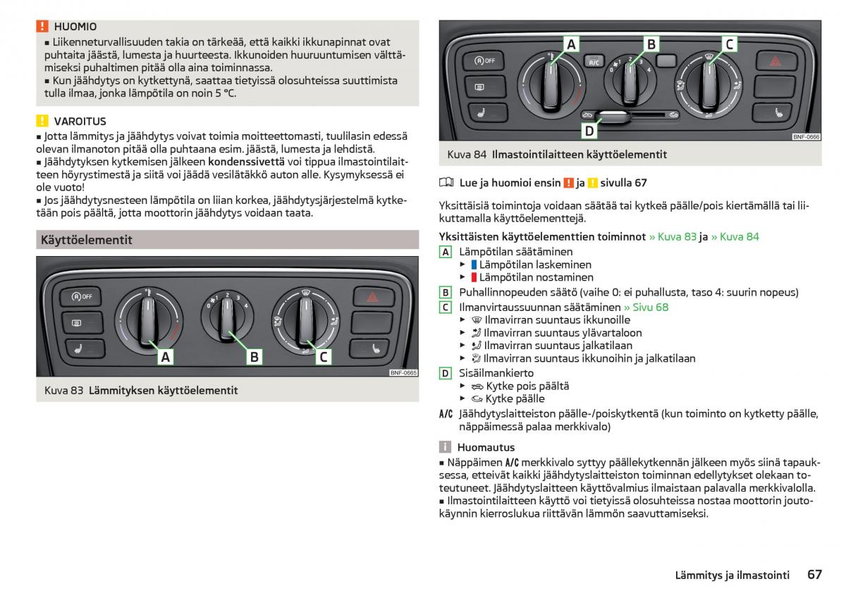 Skoda Citigo omistajan kasikirja / page 69