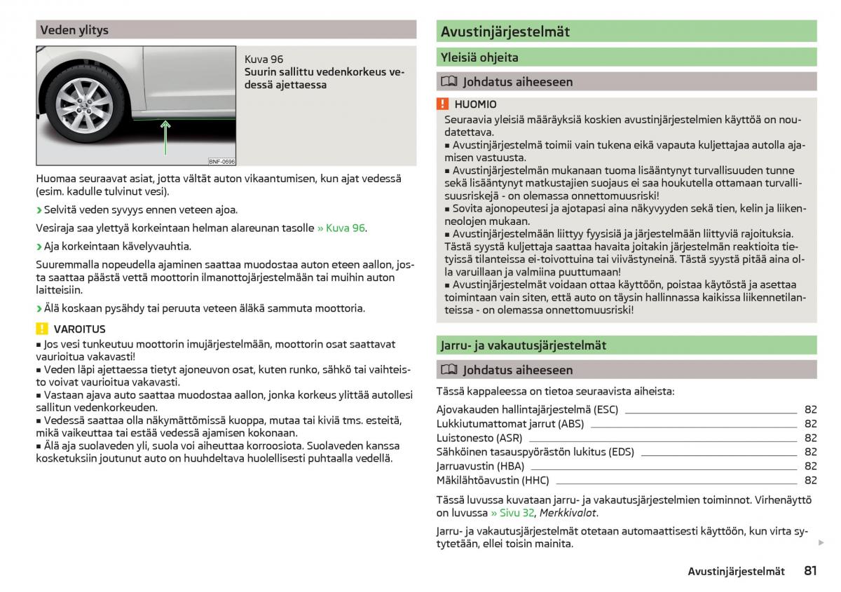 Skoda Citigo omistajan kasikirja / page 83