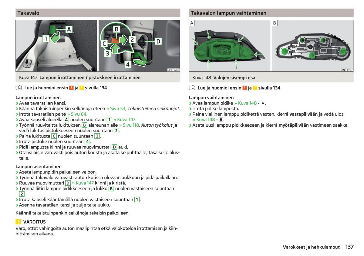 Skoda Citigo omistajan kasikirja / page 139