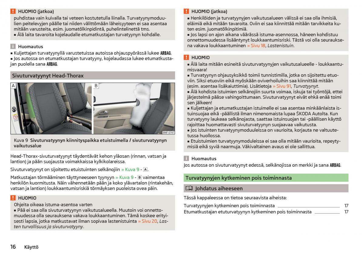 Skoda Citigo omistajan kasikirja / page 18