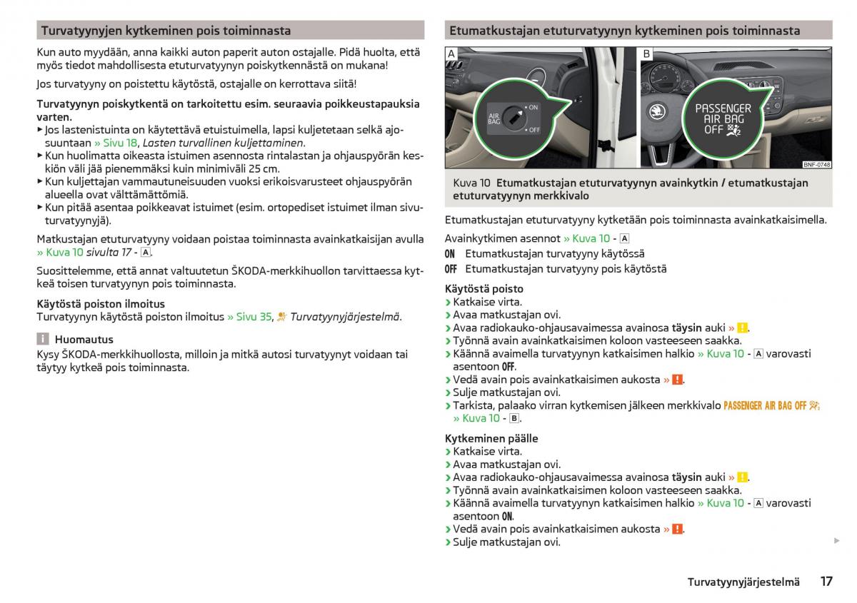 Skoda Citigo omistajan kasikirja / page 19