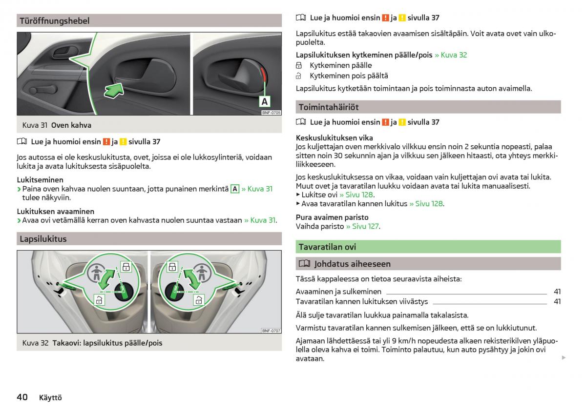 Skoda Citigo omistajan kasikirja / page 42