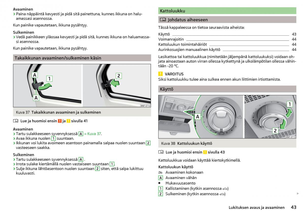 Skoda Citigo omistajan kasikirja / page 45