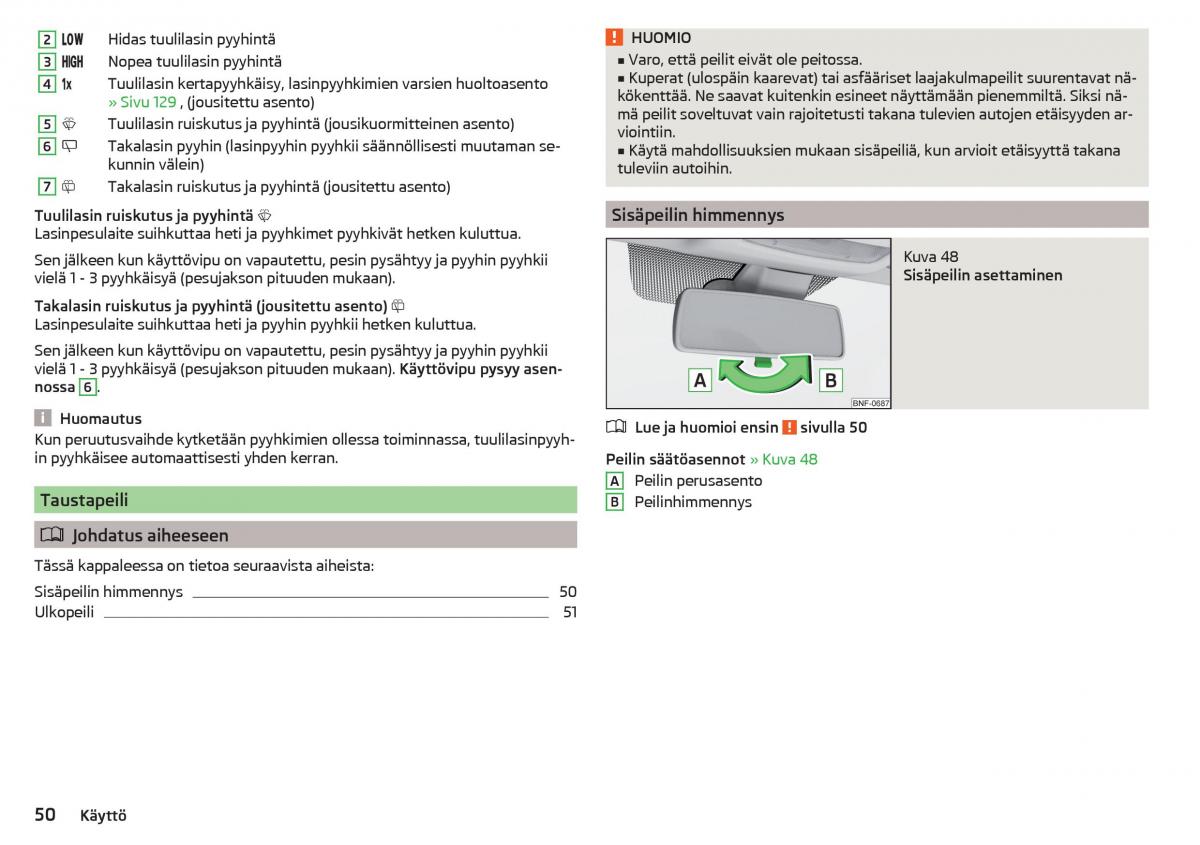 Skoda Citigo omistajan kasikirja / page 52