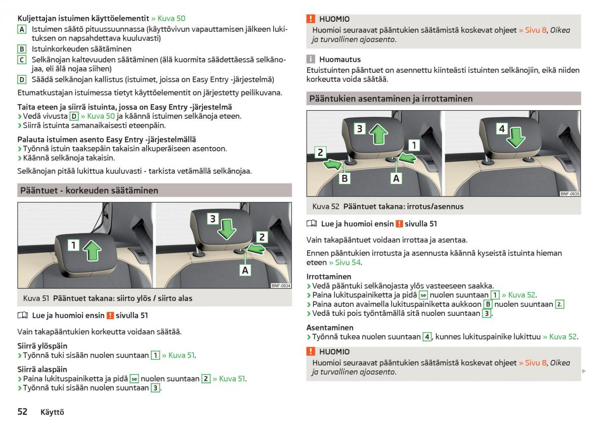 Skoda Citigo omistajan kasikirja / page 54