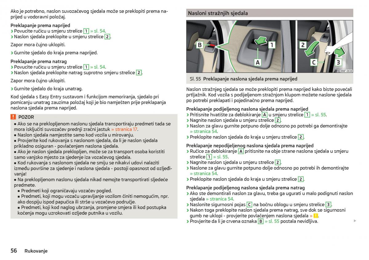 Skoda Citigo vlasnicko uputstvo / page 58