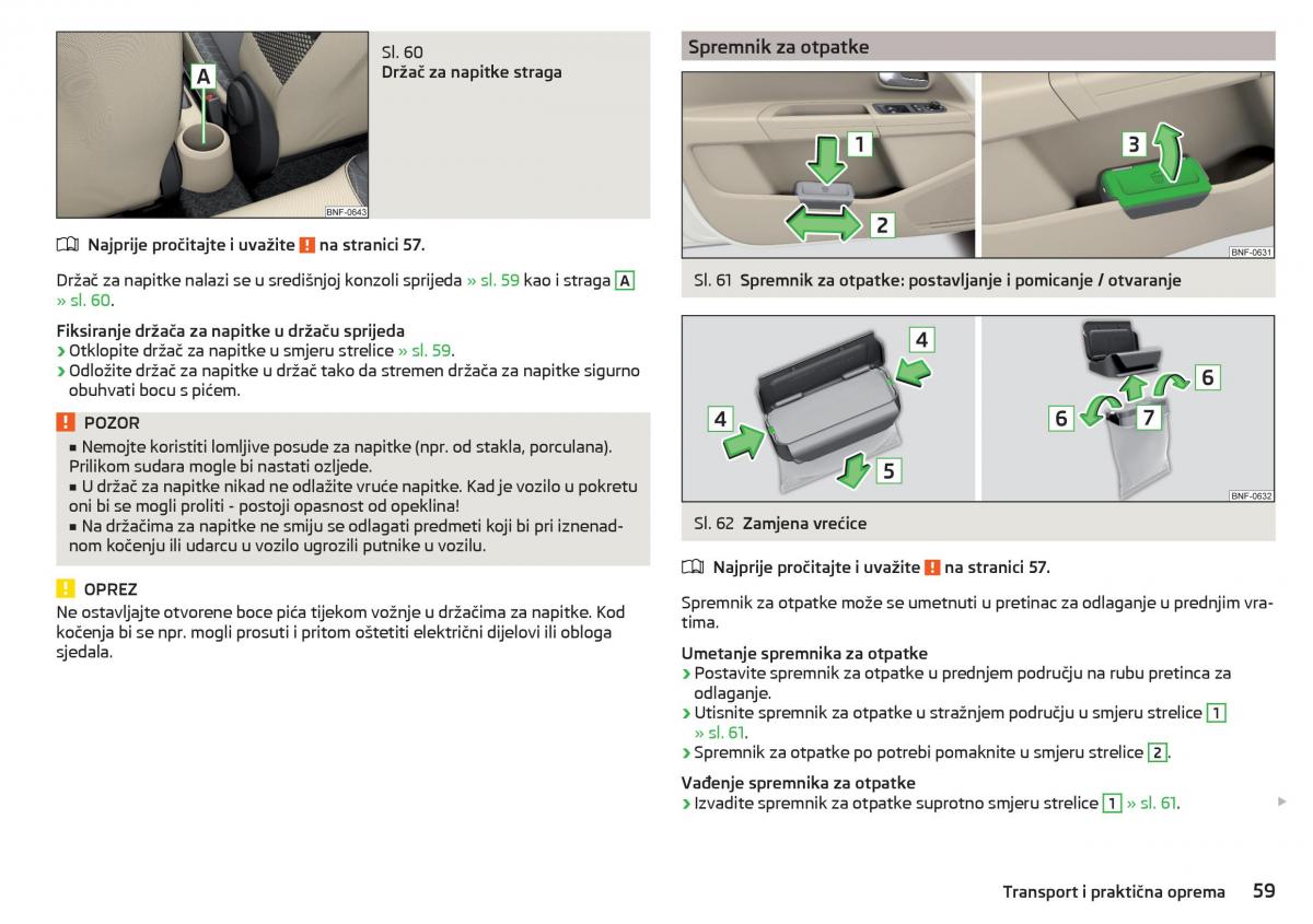 Skoda Citigo vlasnicko uputstvo / page 61