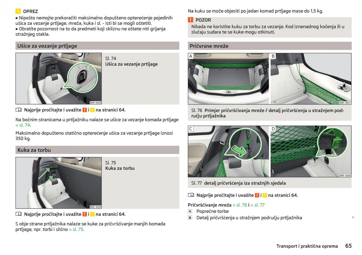 Skoda Citigo vlasnicko uputstvo / page 67