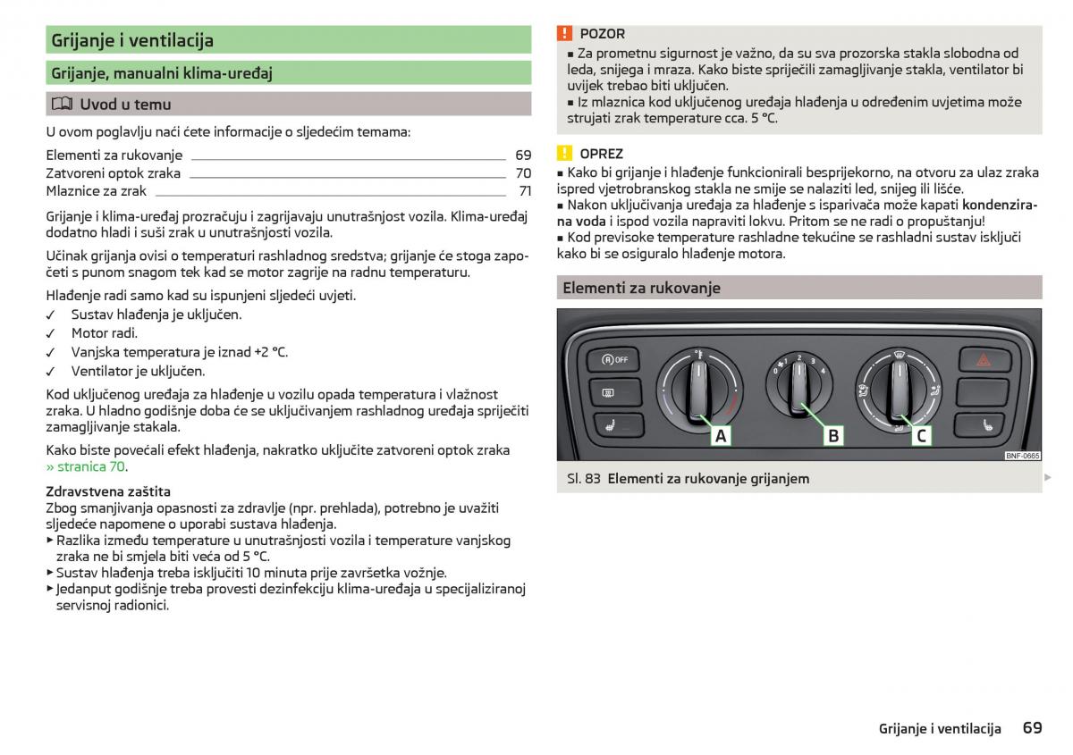 Skoda Citigo vlasnicko uputstvo / page 71