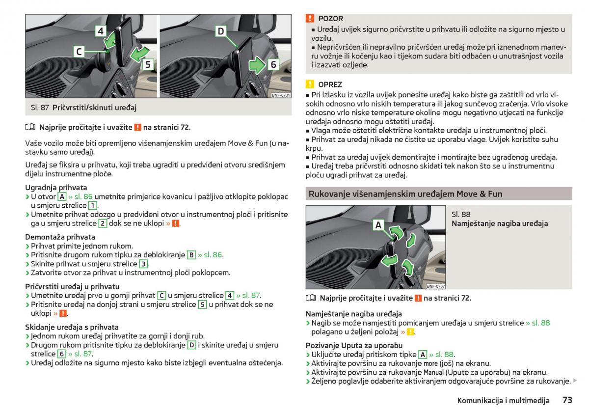 Skoda Citigo vlasnicko uputstvo / page 75