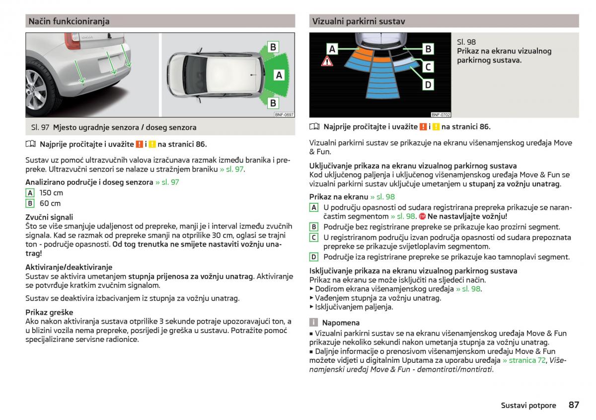 Skoda Citigo vlasnicko uputstvo / page 89