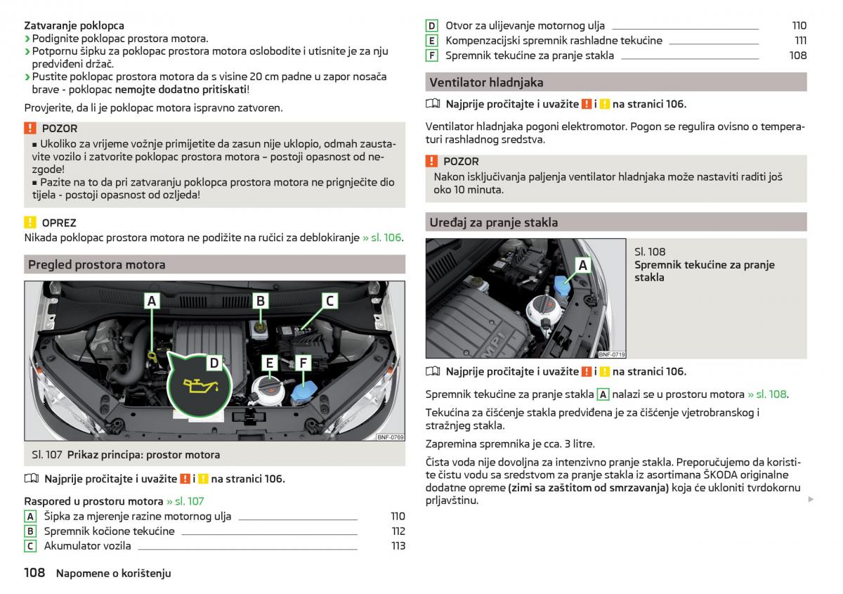 Skoda Citigo vlasnicko uputstvo / page 110