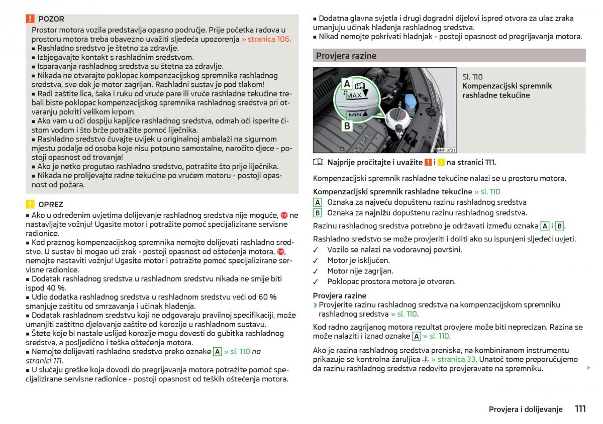 Skoda Citigo vlasnicko uputstvo / page 113