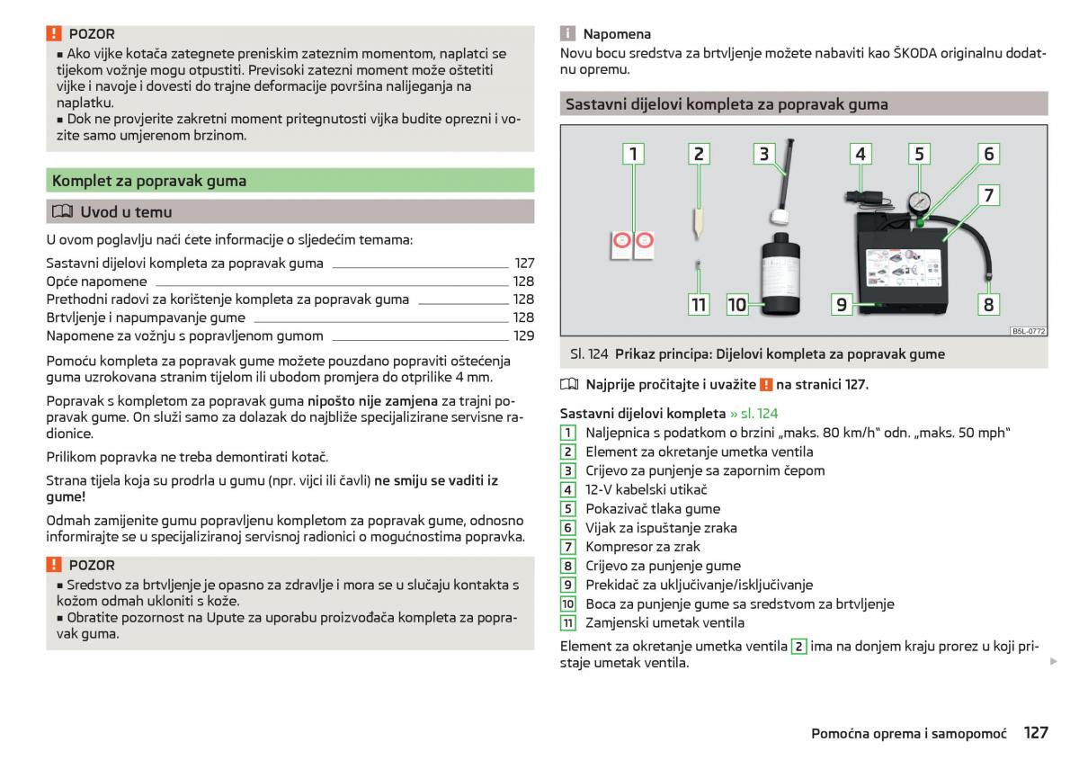 Skoda Citigo vlasnicko uputstvo / page 129